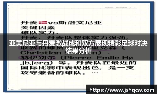 亚美尼亚与丹麦激战成和双方展现精彩足球对决结果分析